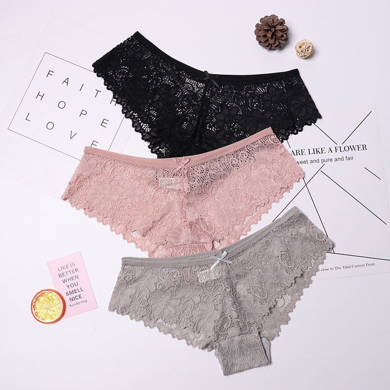 3 Pcs Panties For Woman Underwear - Madamedama