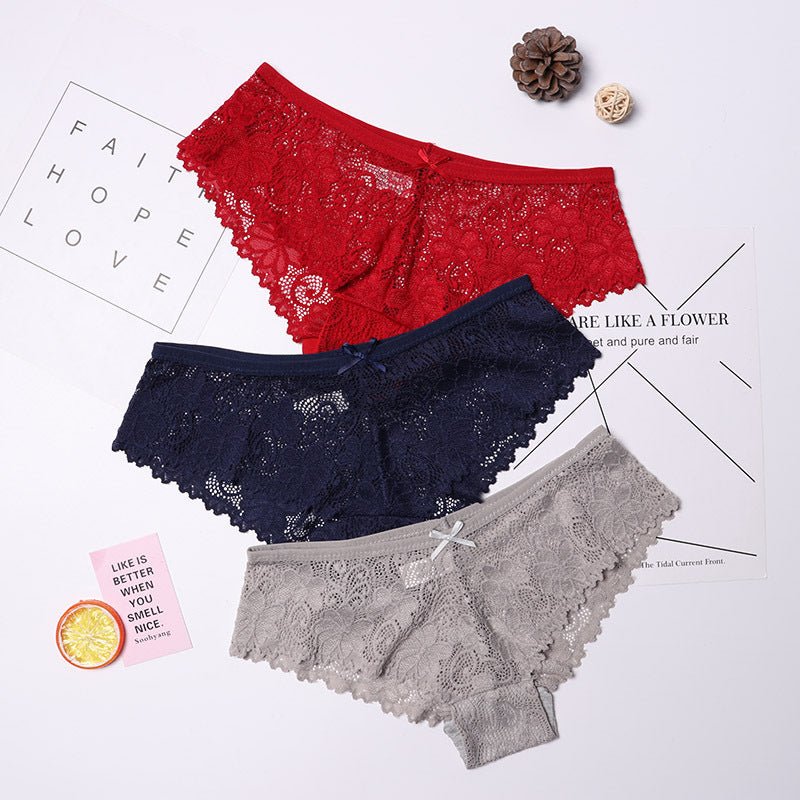 3 Pcs Panties For Woman Underwear - Madamedama