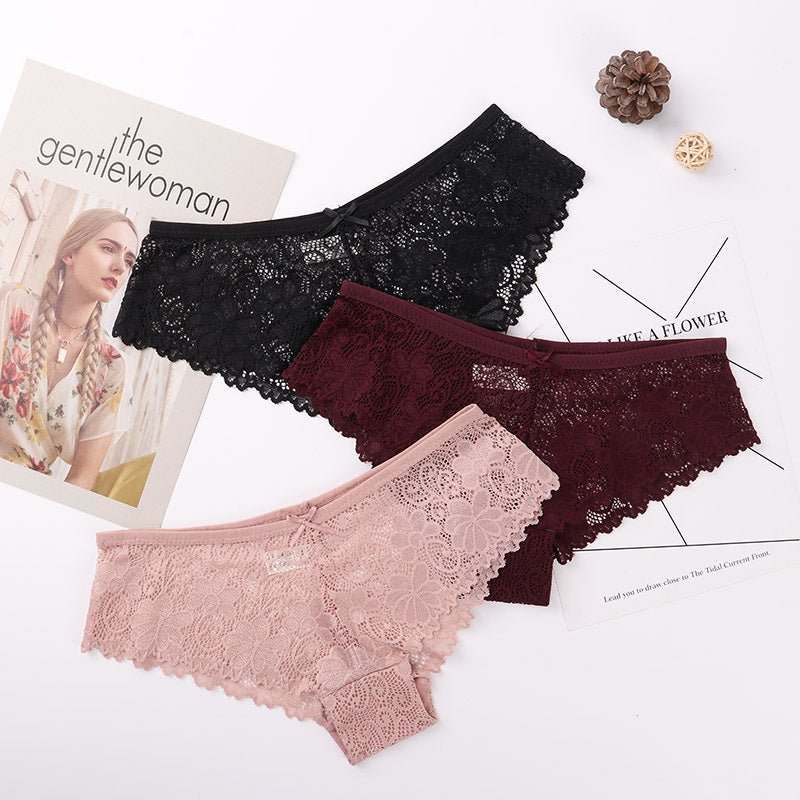 3 Pcs Panties For Woman Underwear - Madamedama
